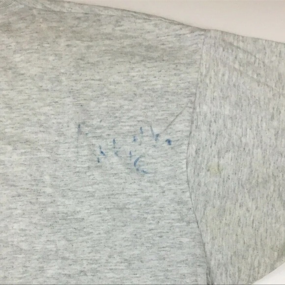 Vtg 90s Duke Blue Devils T-Shirt Flames Spell Out Logo Fire Basketball USA Sz XL - Picture 6 of 12